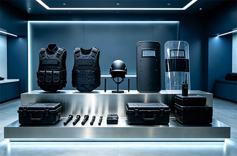 警用装备全系列展示图