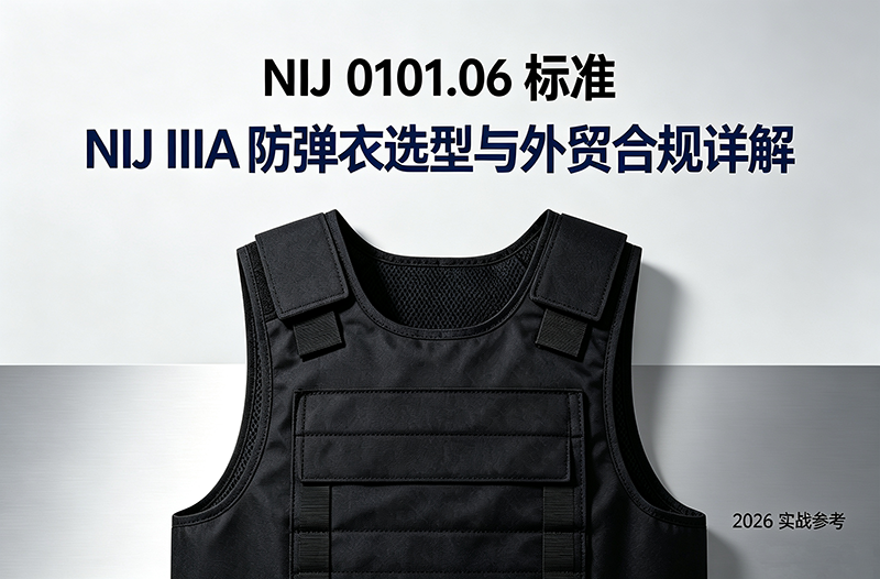 NIJ IIIA 软质防弹衣 NIJ0101.06 标准科普封面
